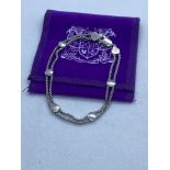 18K WHITE GOLD BRACELET - APPROX 7.2 GRAMS