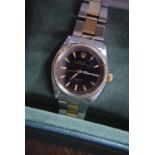 ROLEX REF. 1005 GENTS WRISTWATCH 14K GOLD AND STEEL