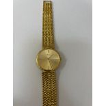 18CT YELLOW GOLD (SOLID) PIAGET WATCH - 31MM, MANUAL WIND