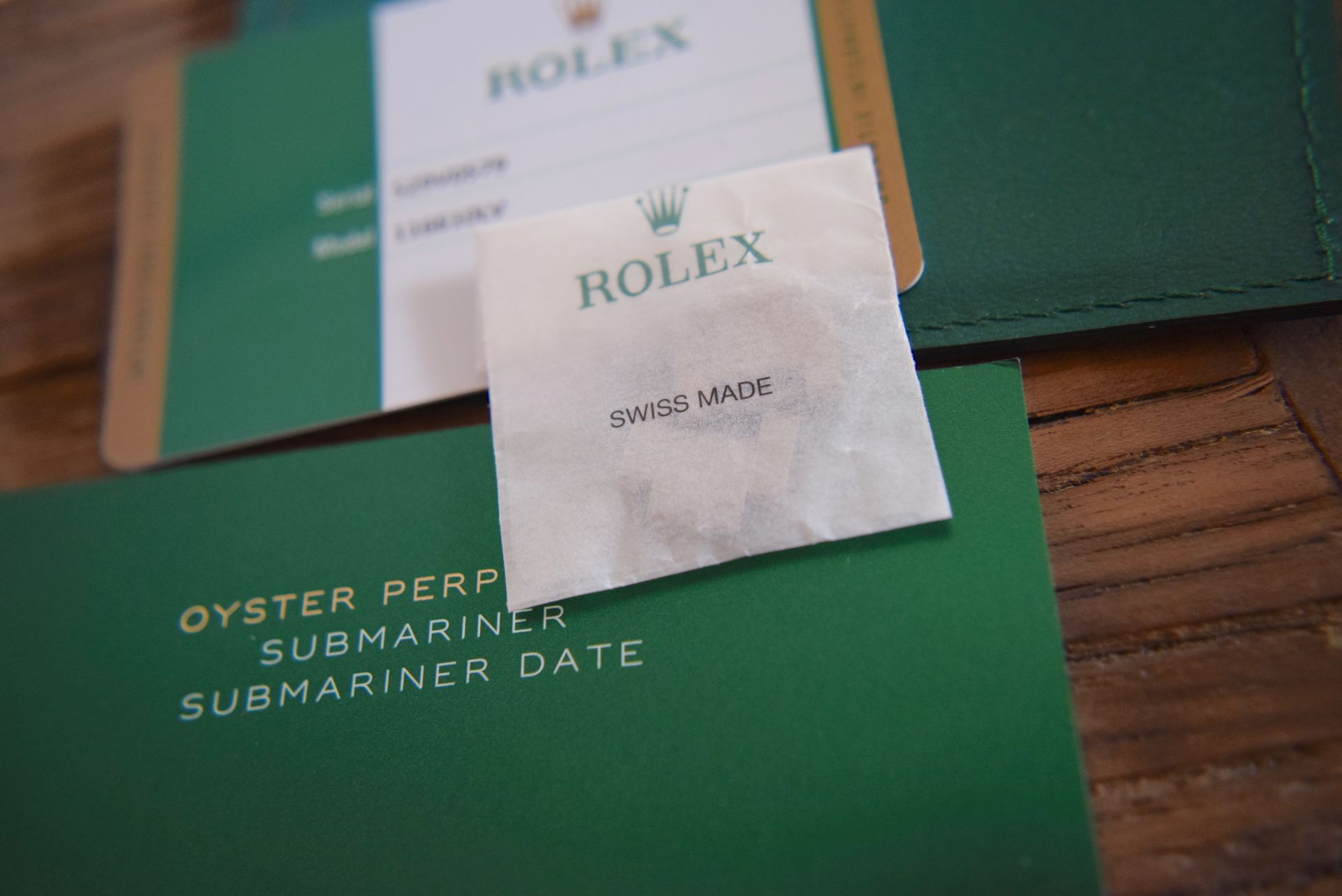 2020 LAST EDITION ROLEX "HULK" REF 116610LV SUBMARINER - BOX/ CARD/ BOOKLETS/ TAG/ VALUATION ETC - Image 10 of 10