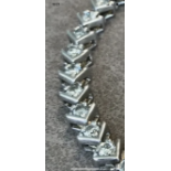 14ct WHITE GOLD ARROWS >>> TO THE HEART 4.00ct DIAMOND BRACELET - 5k INSURANCE VALUATION