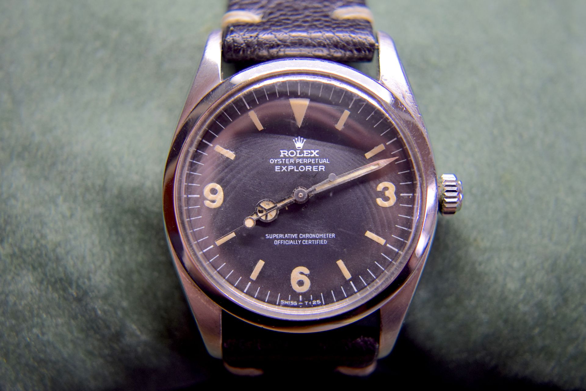 RARE ROLEX REF 5504 EXPLORER - 3,6,9 MATTE DIAL (1530 MOVEMENT)