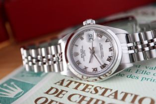 *STUNNING* LADIES ROLEX DATEJUST / OYSTER DATE MODEL *FULL SET* - ROMAN NUMERAL DIAL