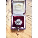 1.50CT 18K WHITE GOLD DIAMOND RING (1.27CT CENTRE APPROX. SI / 0.23CT MOUNT APPROX. VVS)