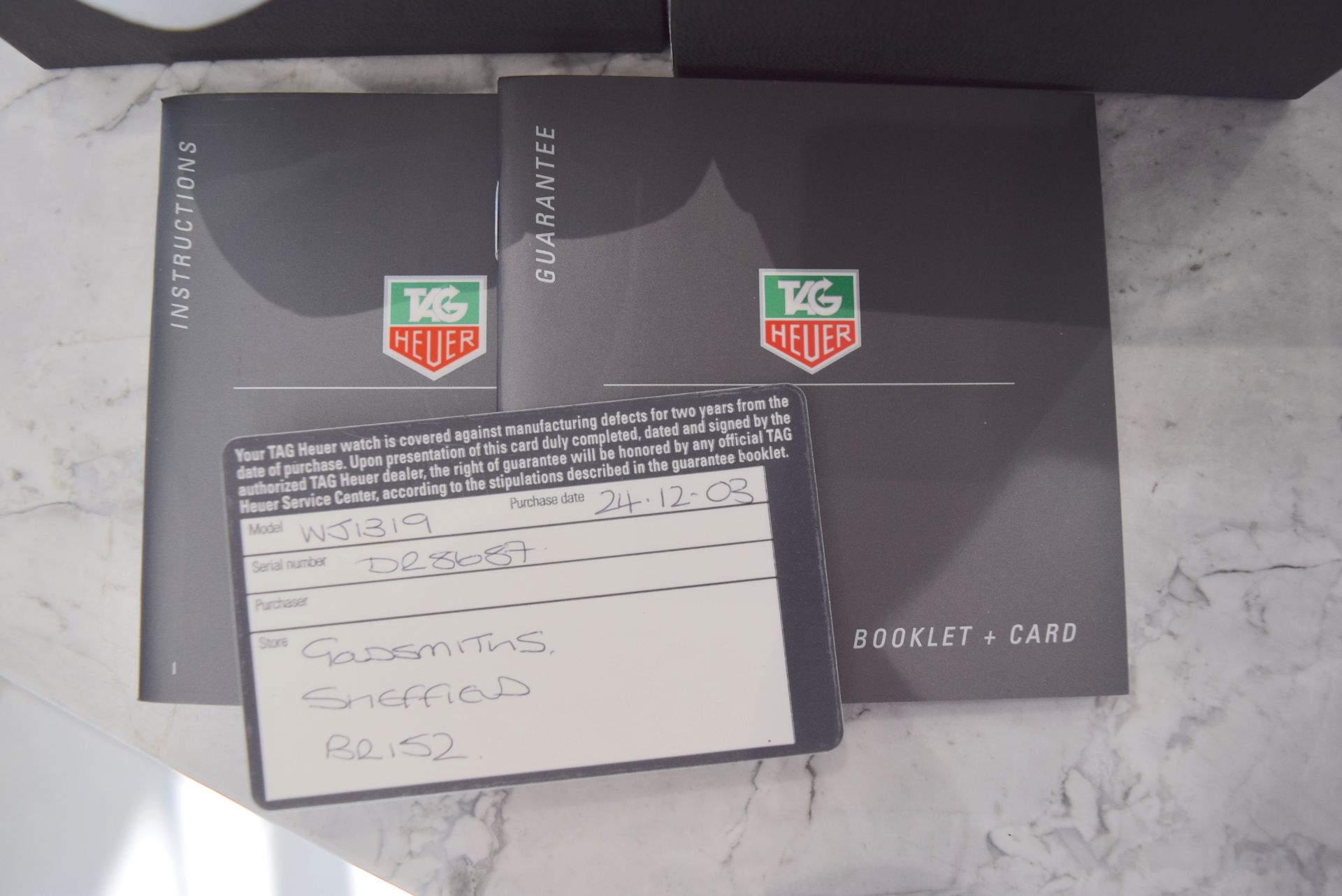 TAG HEUER BEAUTIFUL LADIES DIAMOND SET MOTHER OF PEARL DIAL WATCH (BOX, CARD, TAG, BOOKLETS ETC) - Image 4 of 6