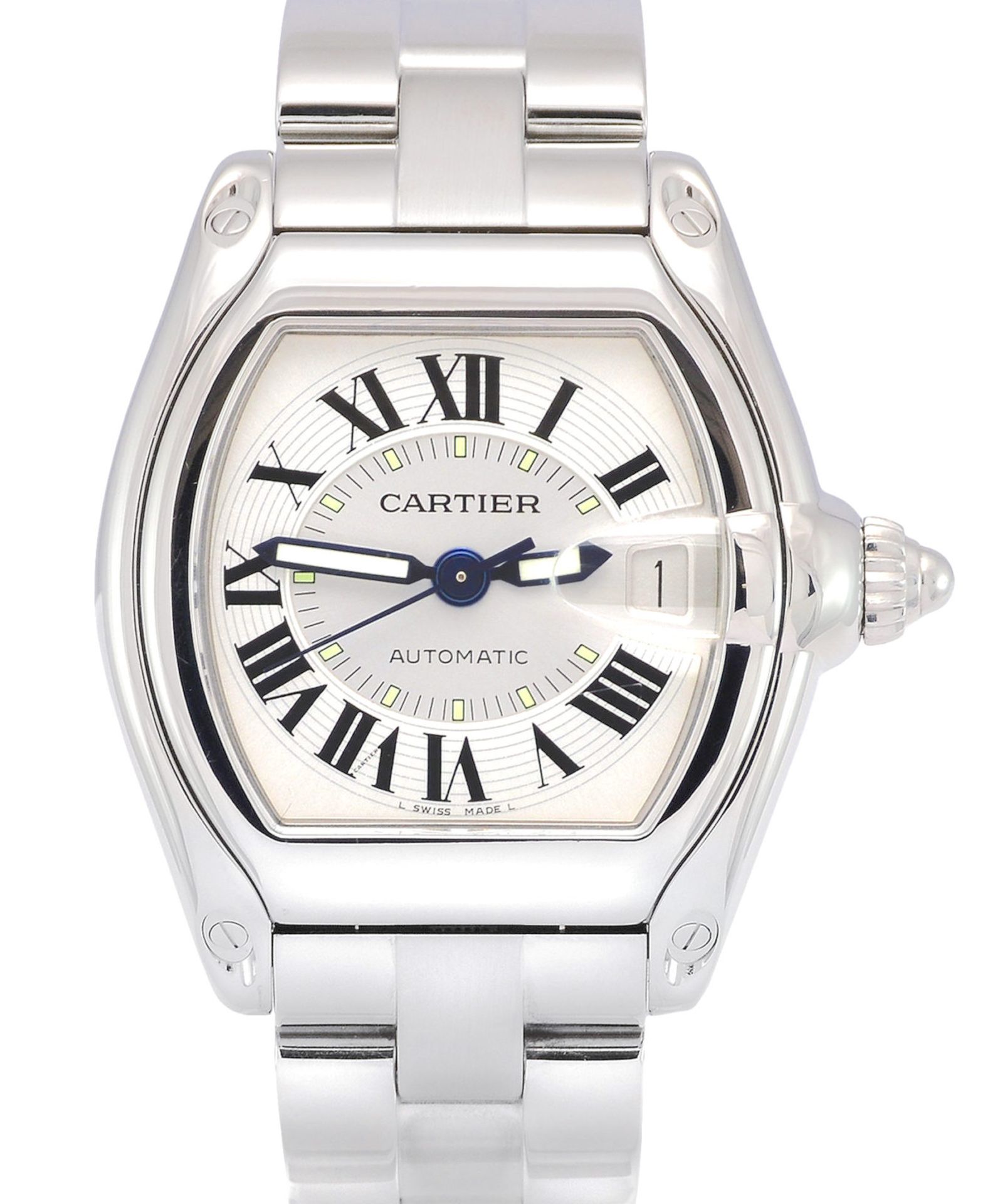 CARTIER ROADSTER REF. 2510 (AUTOMATIC) - SILVER DIAL