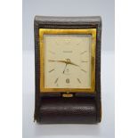 JAEGER LECOULTRE TRAVEL CLOCK - 65MM X 105MM