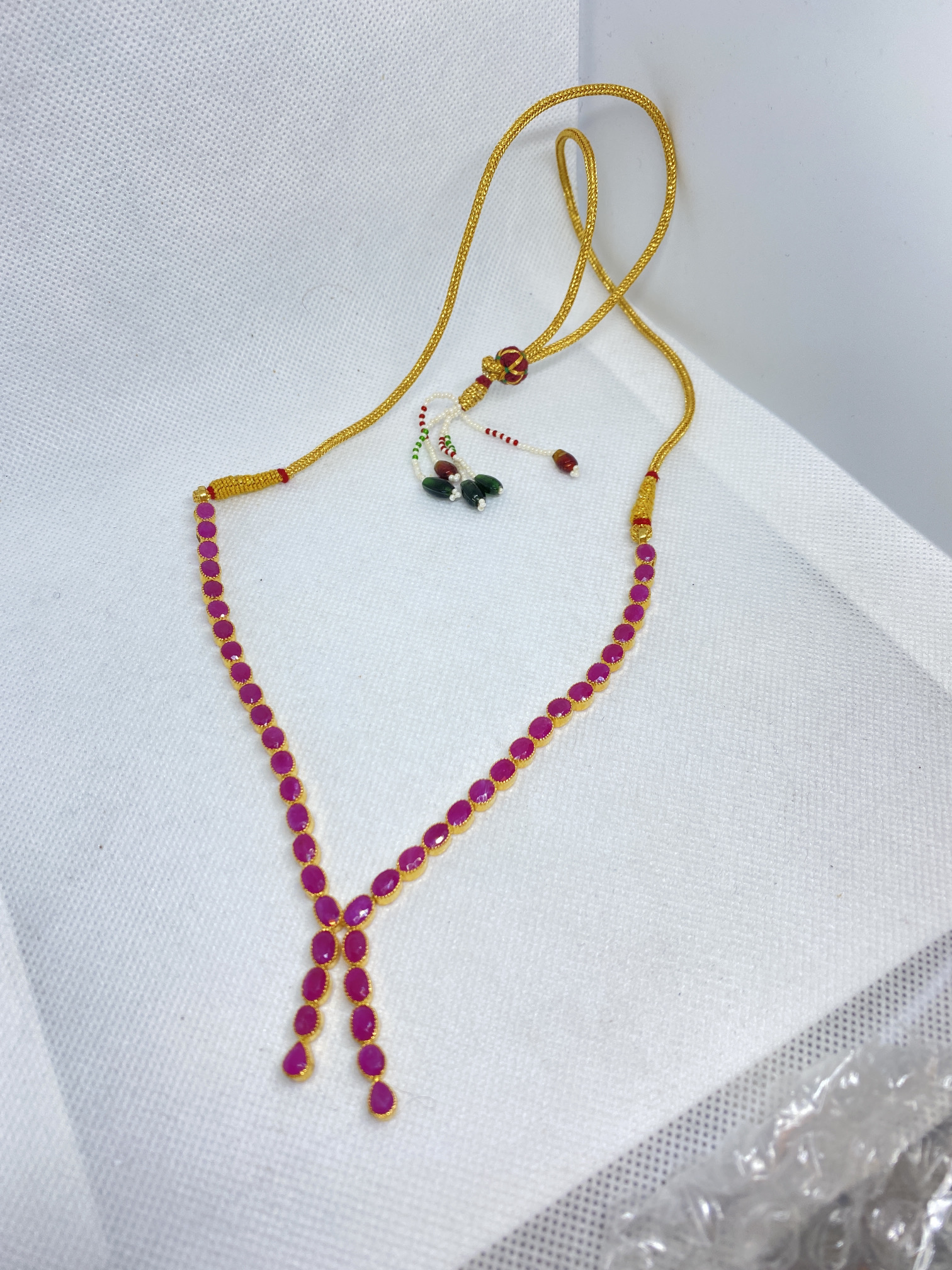 STUNNING 22ct YELLOW GOLD 20.00+ CARATS OF RUBY NECKLACE - Bild 2 aus 6