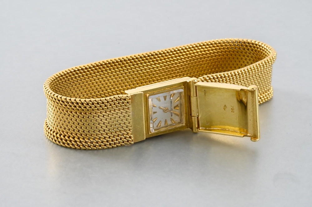 Jaeger-Le Coultre Ladies' watch Wristwatch in yellow 18-carat gold, model calibre 101. Cream- - Image 5 of 9
