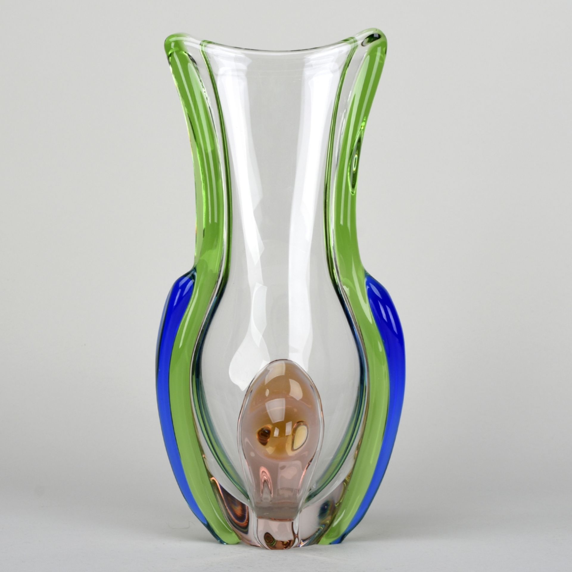 Murano Vase "Sommerso" - Image 4 of 7