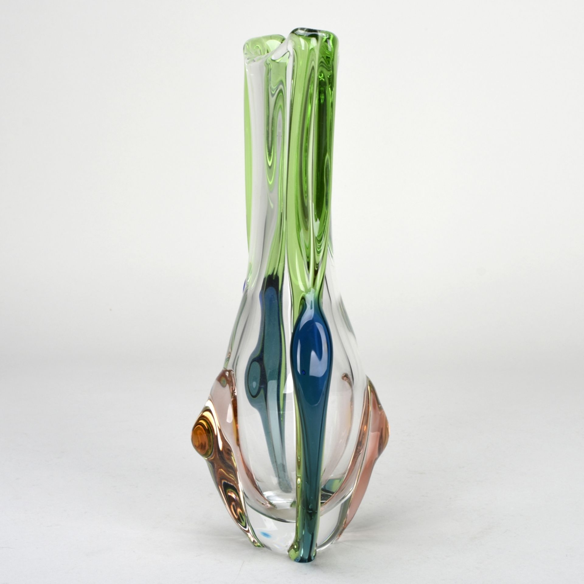 Murano Vase "Sommerso" - Image 7 of 7