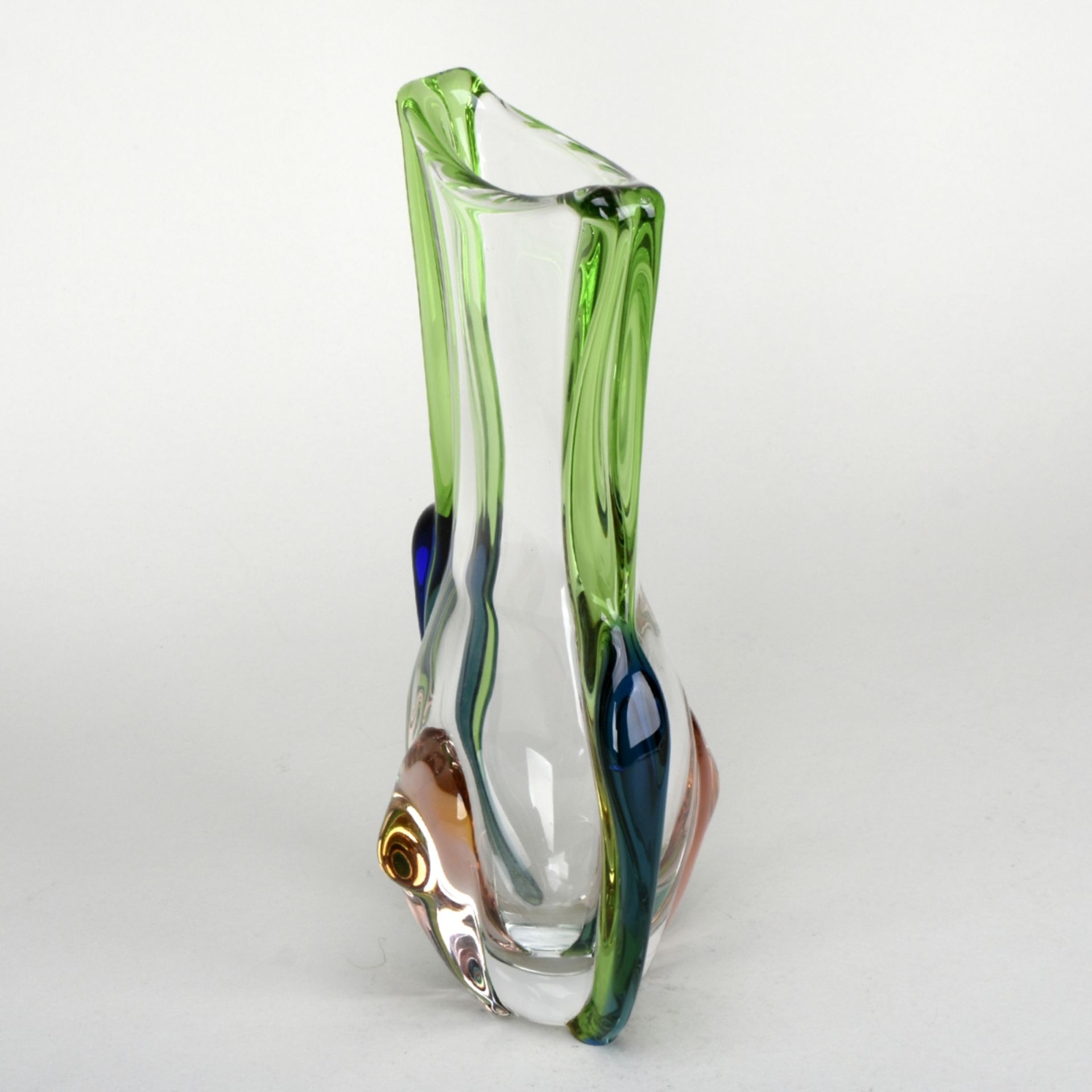Murano Vase "Sommerso" - Image 5 of 7