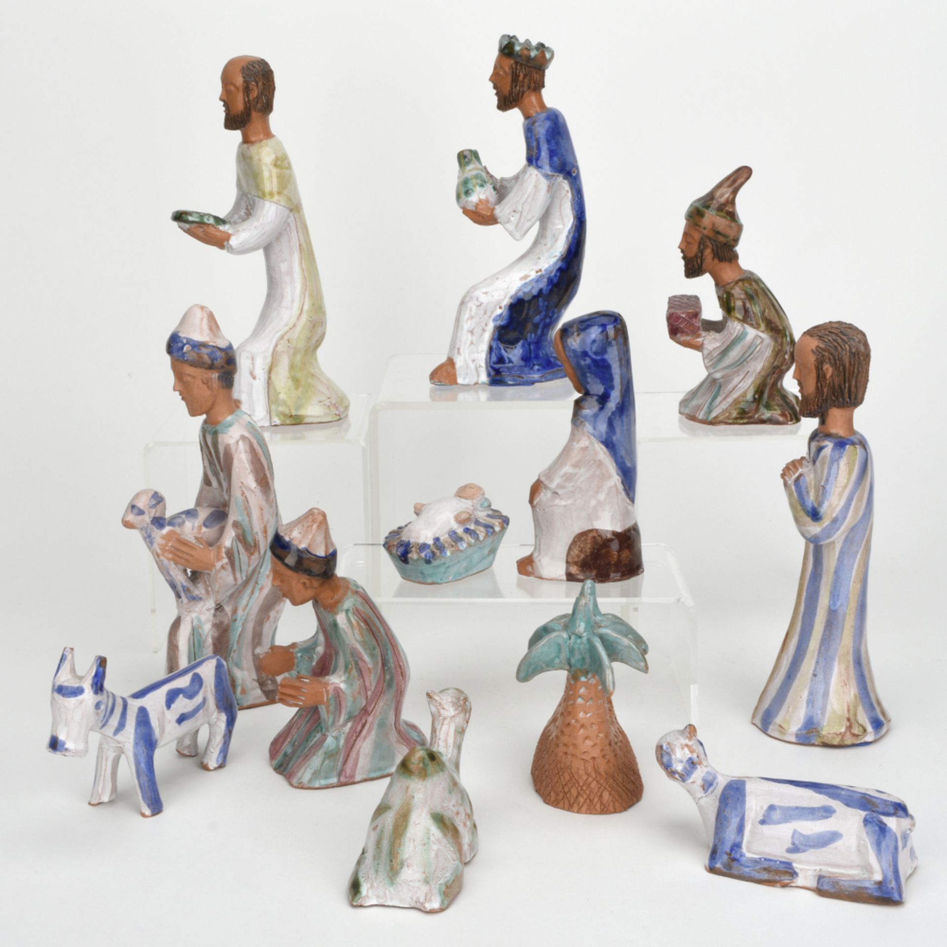 Keramik-Krippenfiguren - Bild 4 aus 6