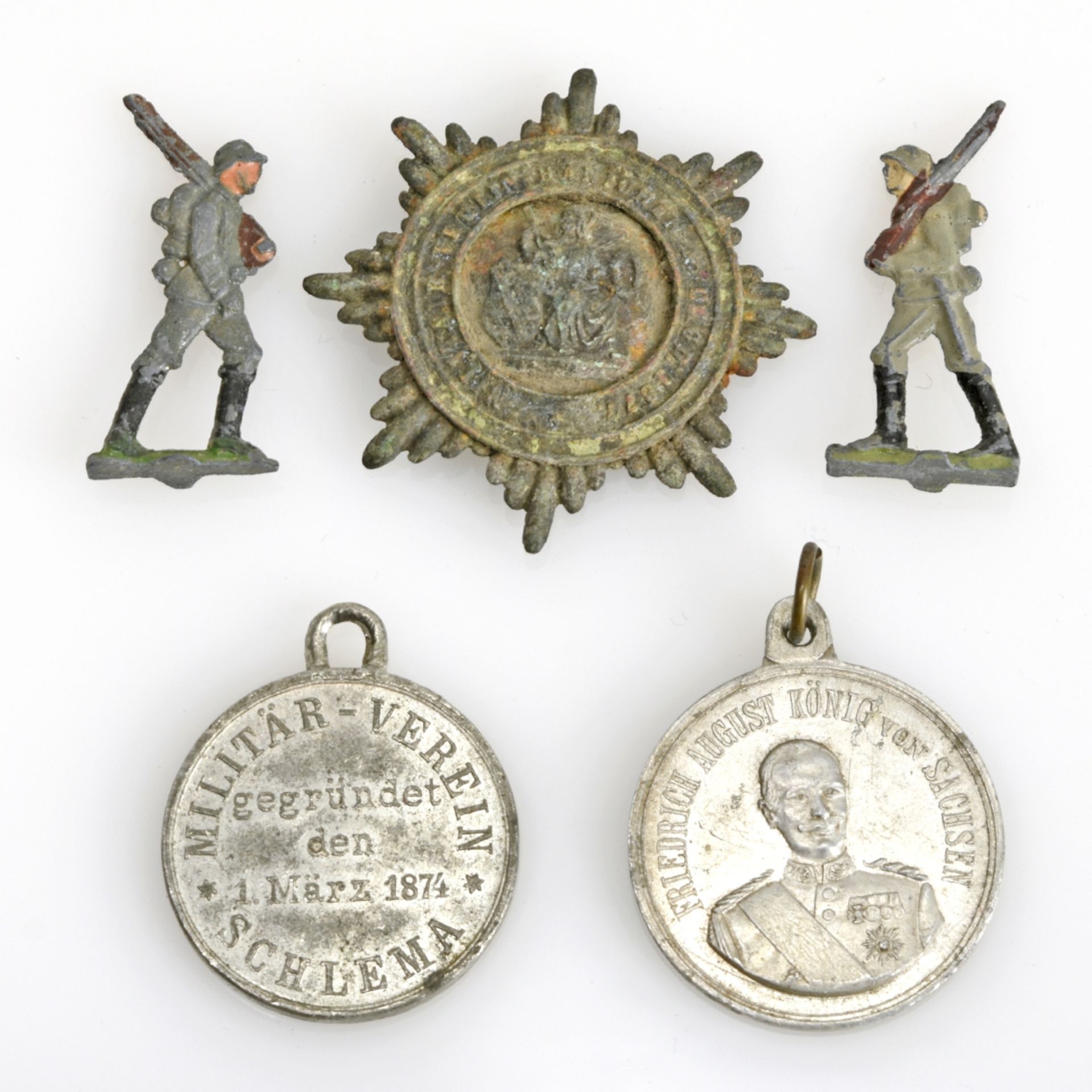 Paar Militärvereinmedaillen und -abzeichen - Bild 2 aus 3