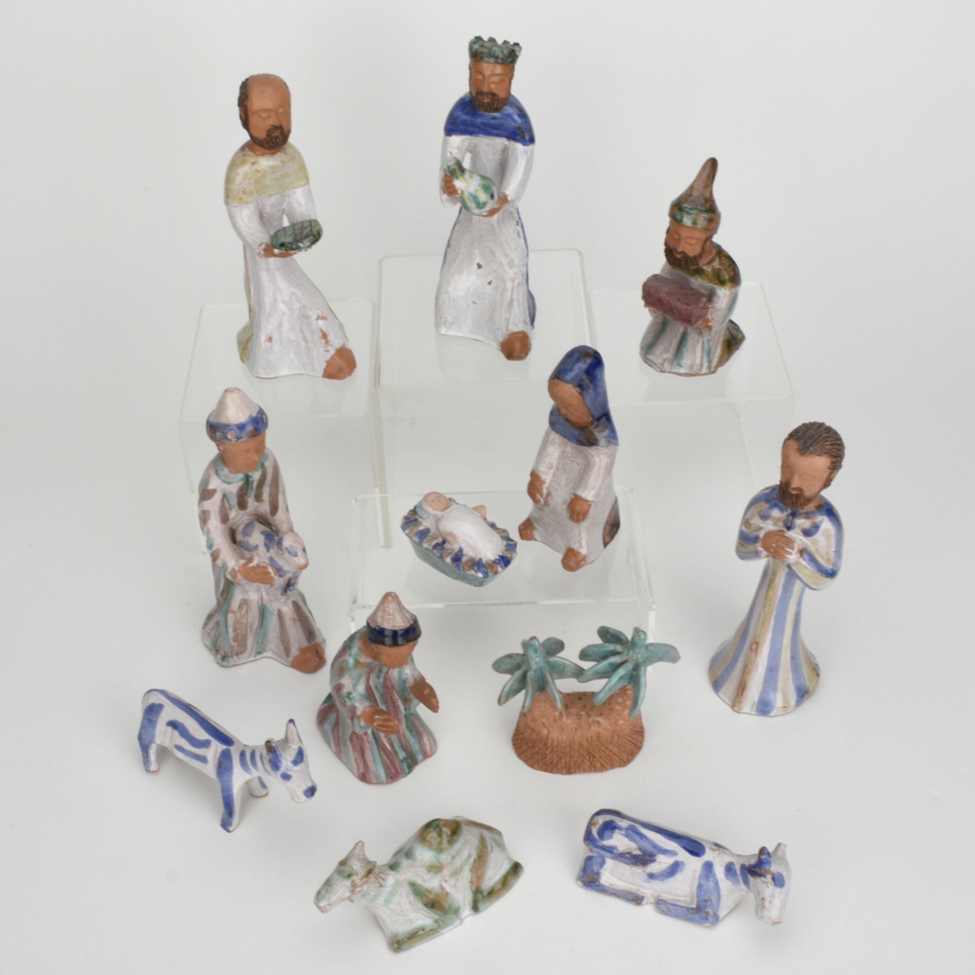 Keramik-Krippenfiguren - Bild 3 aus 6