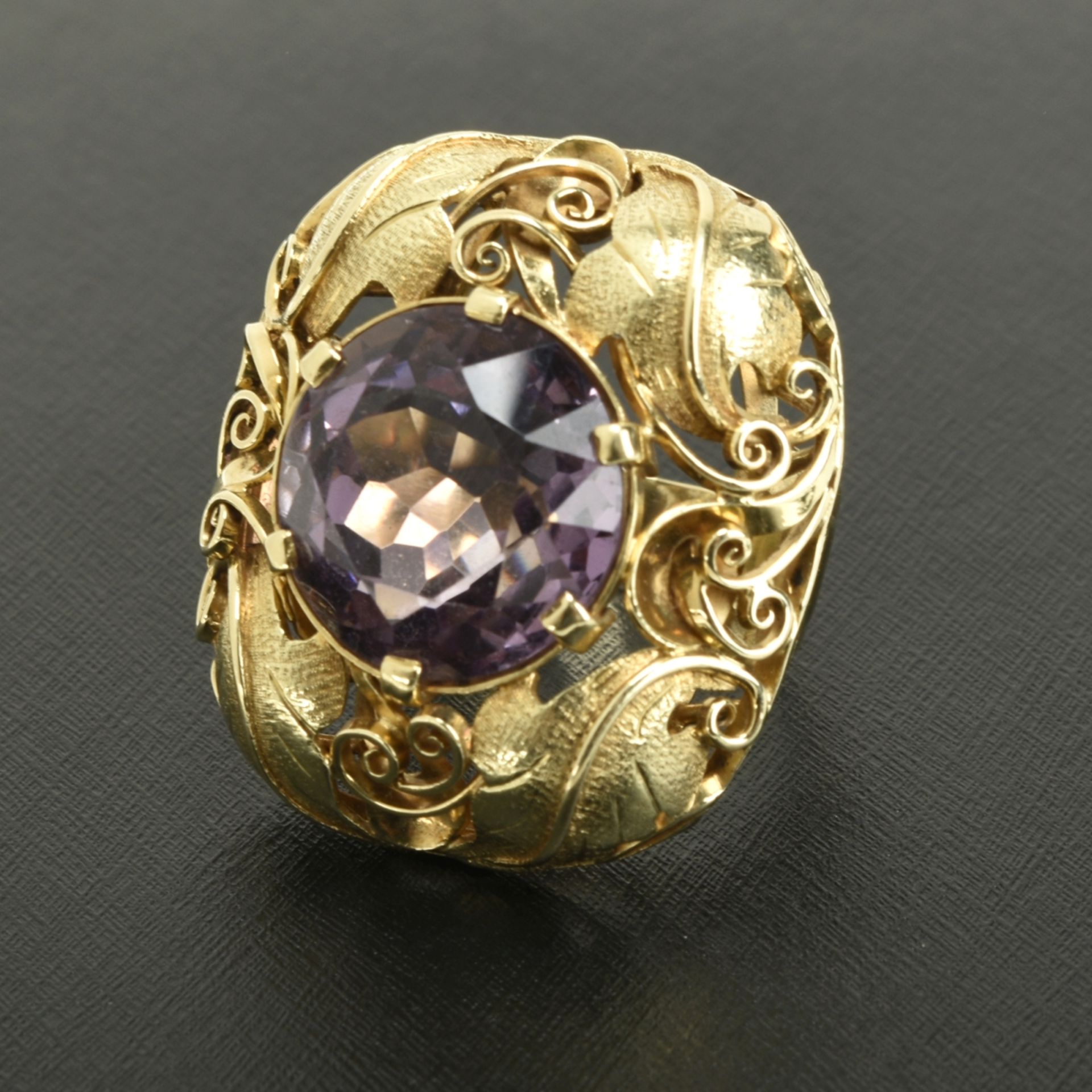 Opulenter Amethyst-Damenring - Bild 2 aus 5