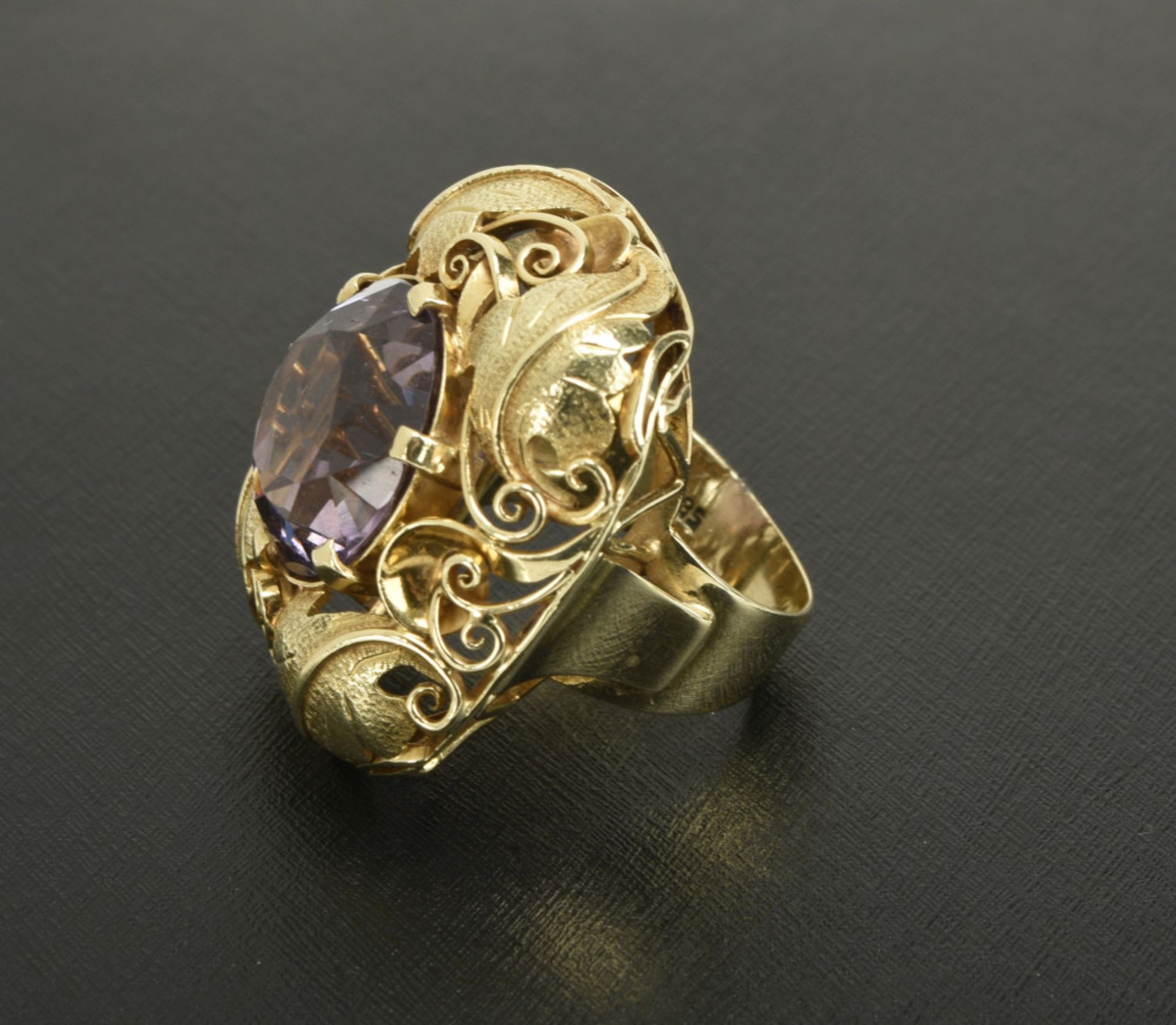 Opulenter Amethyst-Damenring - Bild 3 aus 5