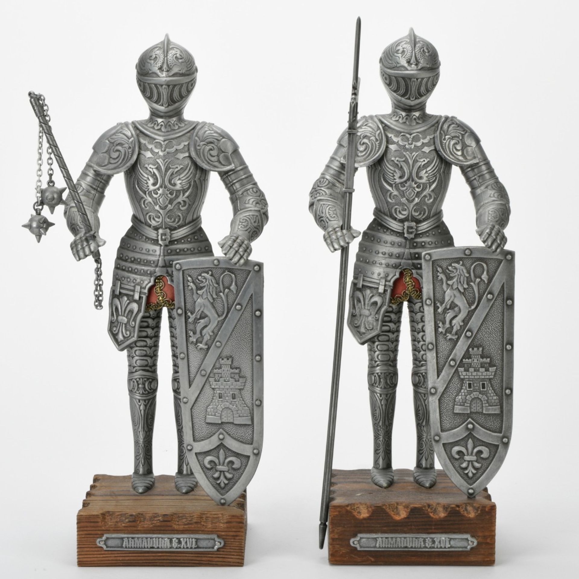 Zwei Ritterfiguren - Image 2 of 5