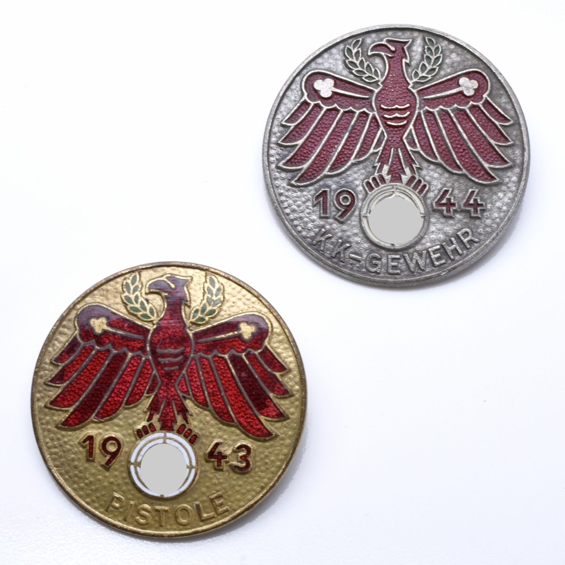 Paar Tiroler Standschützen-Auszeichnungen - Image 2 of 3