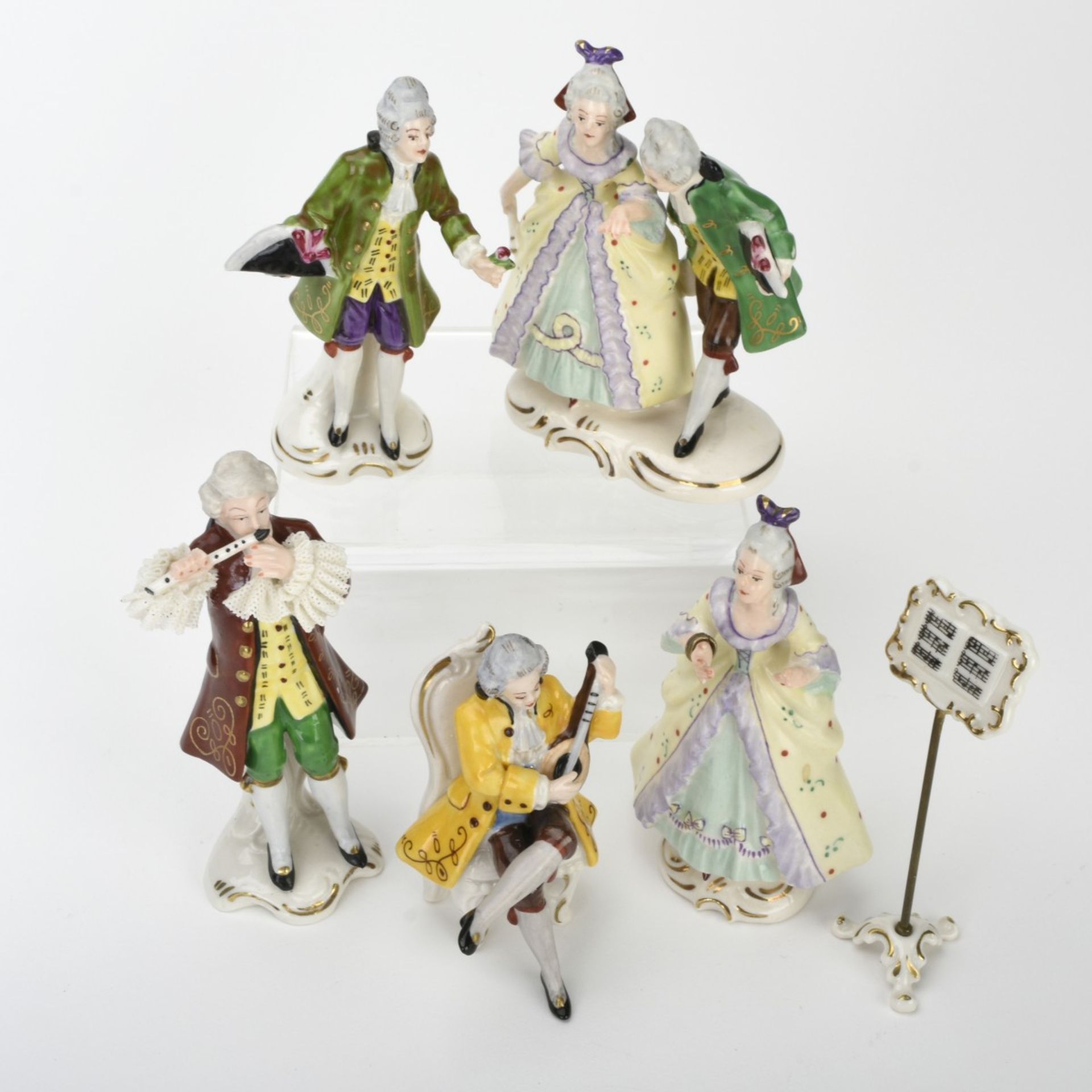 Sechs Miniaturfiguren - Image 3 of 5