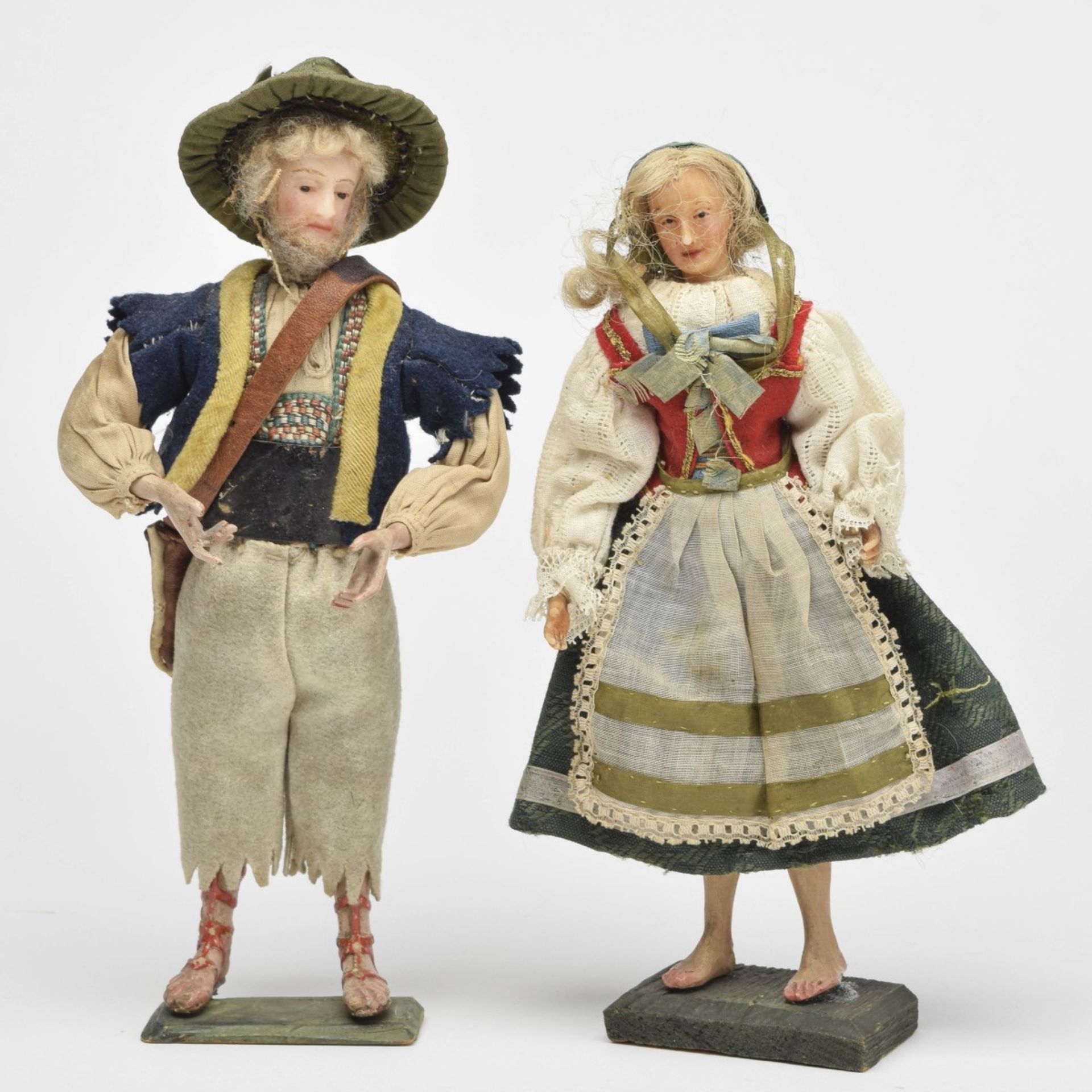 Paar Tiroler Krippenfiguren - Bild 2 aus 9