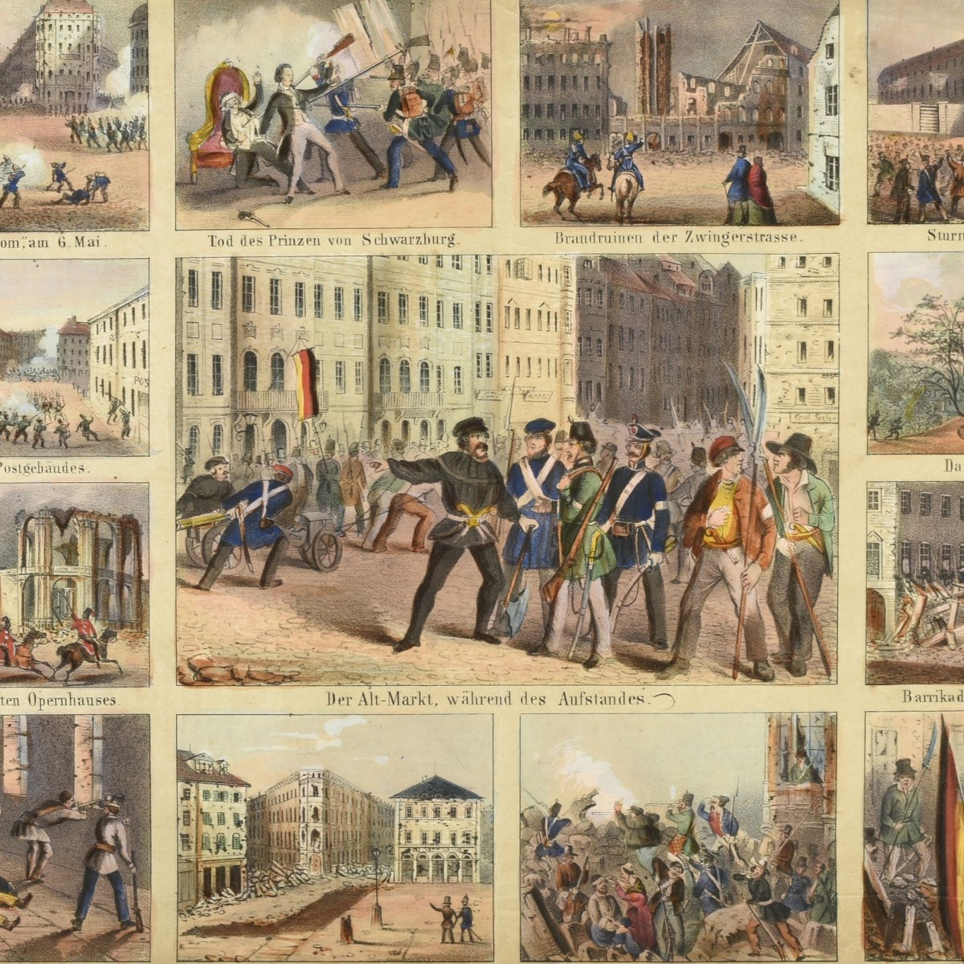 Gedenkblatt Revolution von 1848