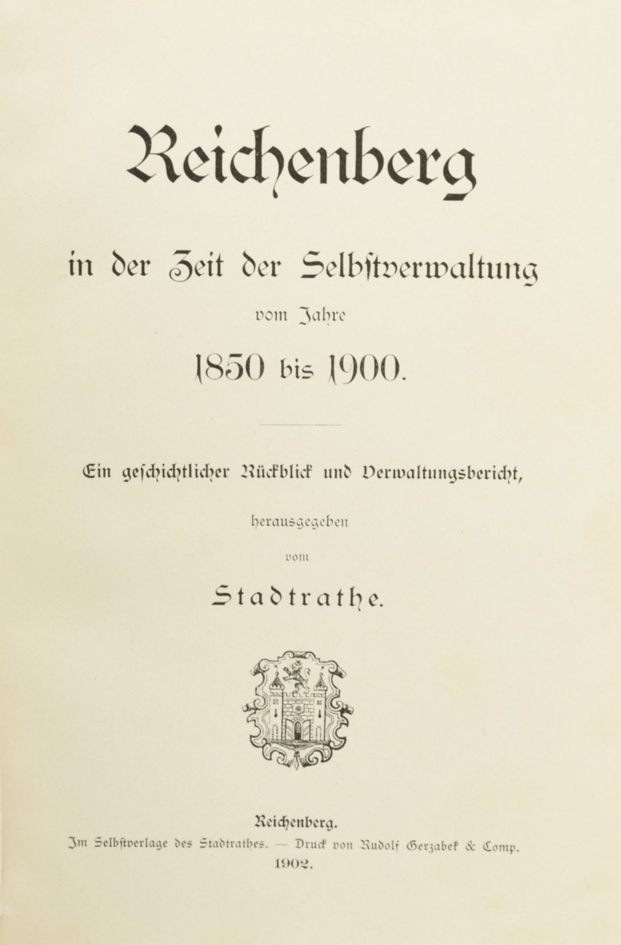 Reichenberg in der Zeit der Selbstverwaltung 1850-1900 - Image 4 of 5