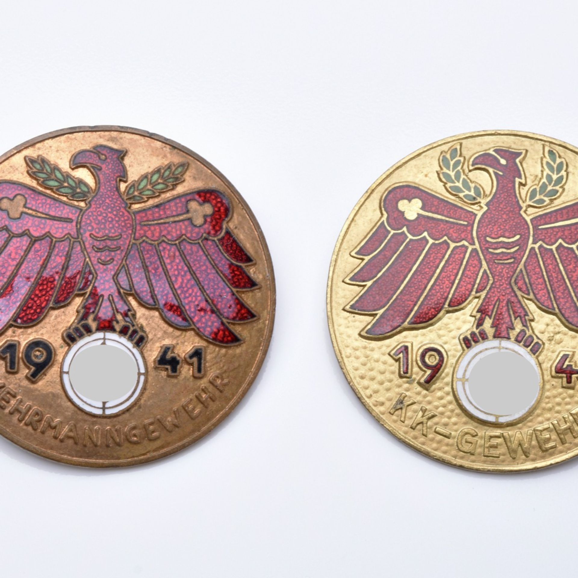 Paar Tiroler Standschützen-Auszeichnungen