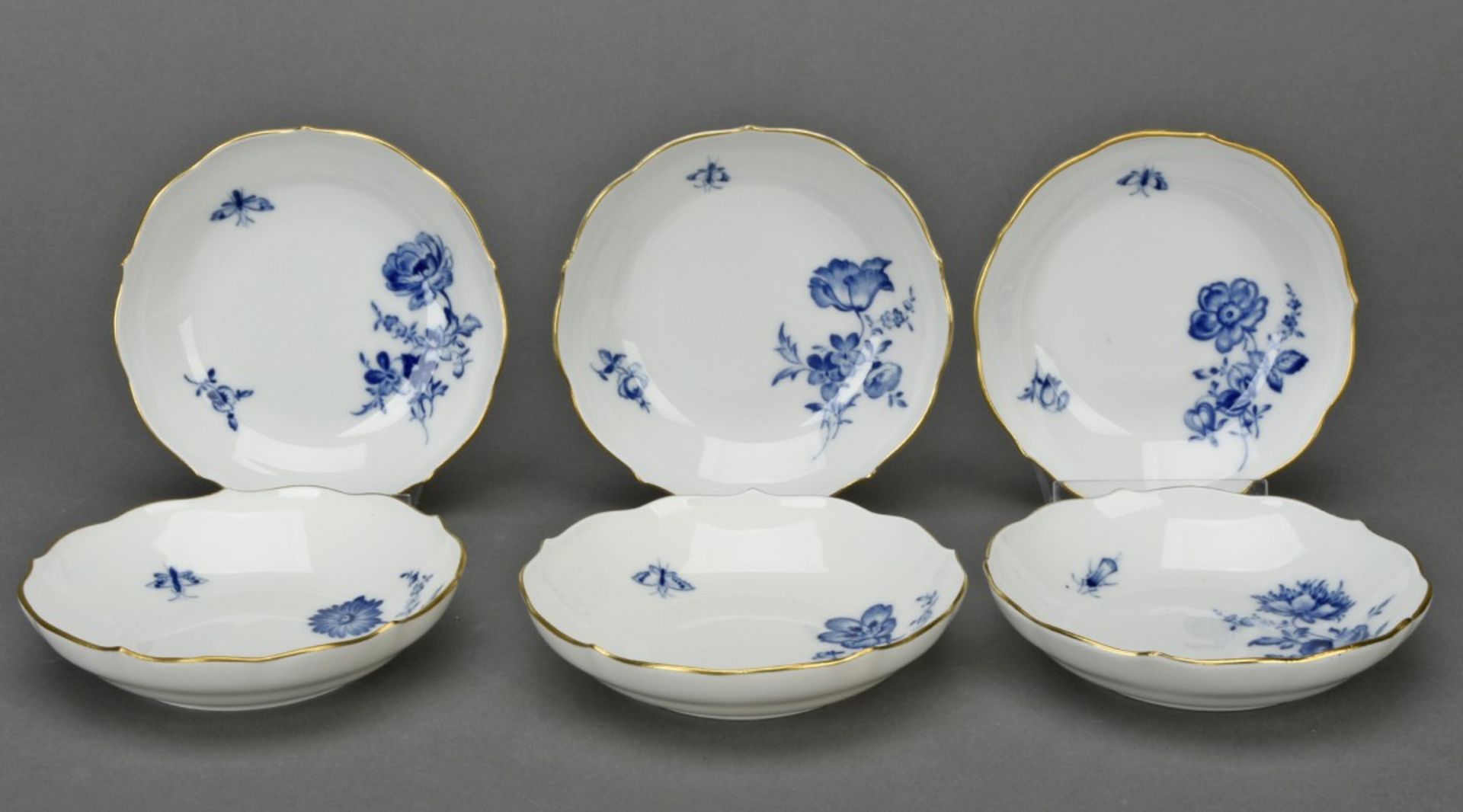 Mokkaservice Meissen Blaue Blume - Image 8 of 8