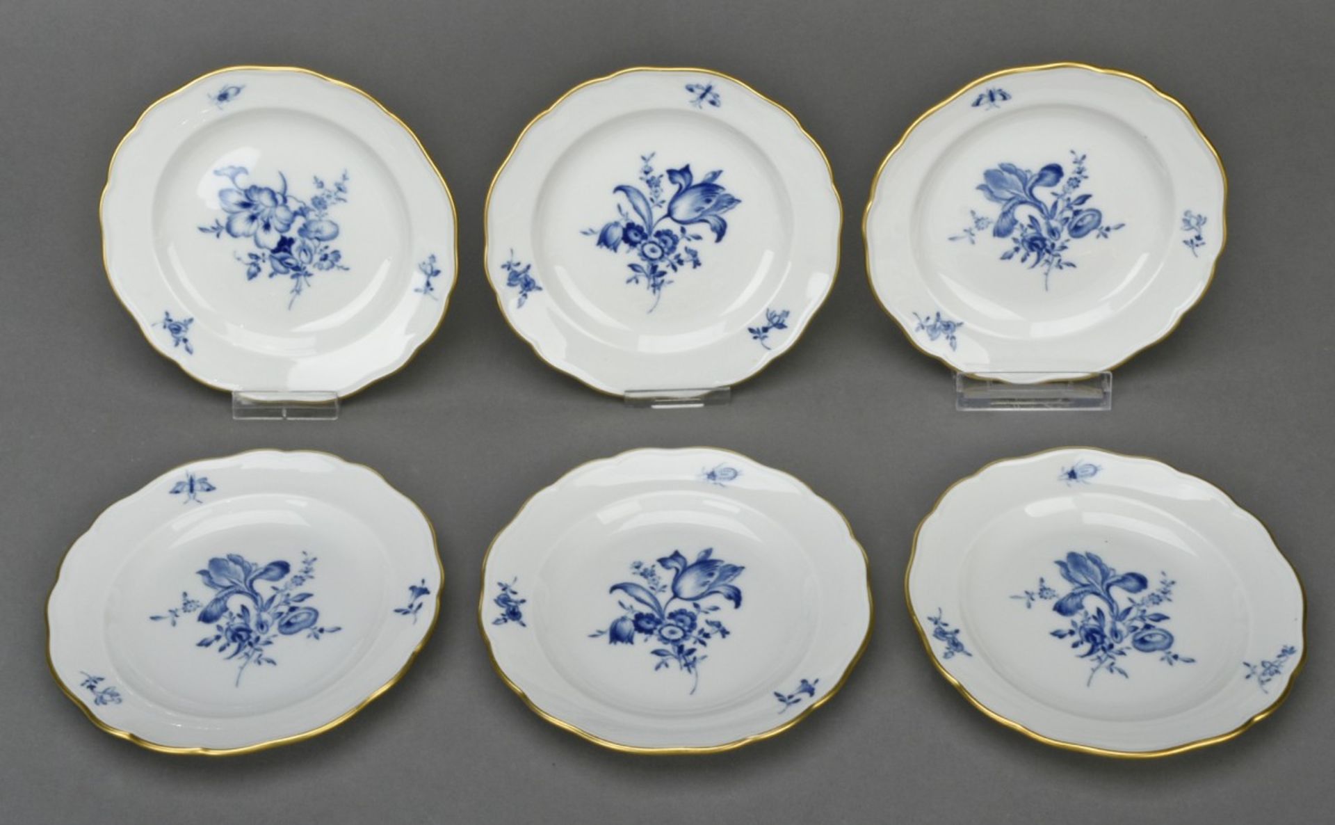 Mokkaservice Meissen Blaue Blume - Image 5 of 8