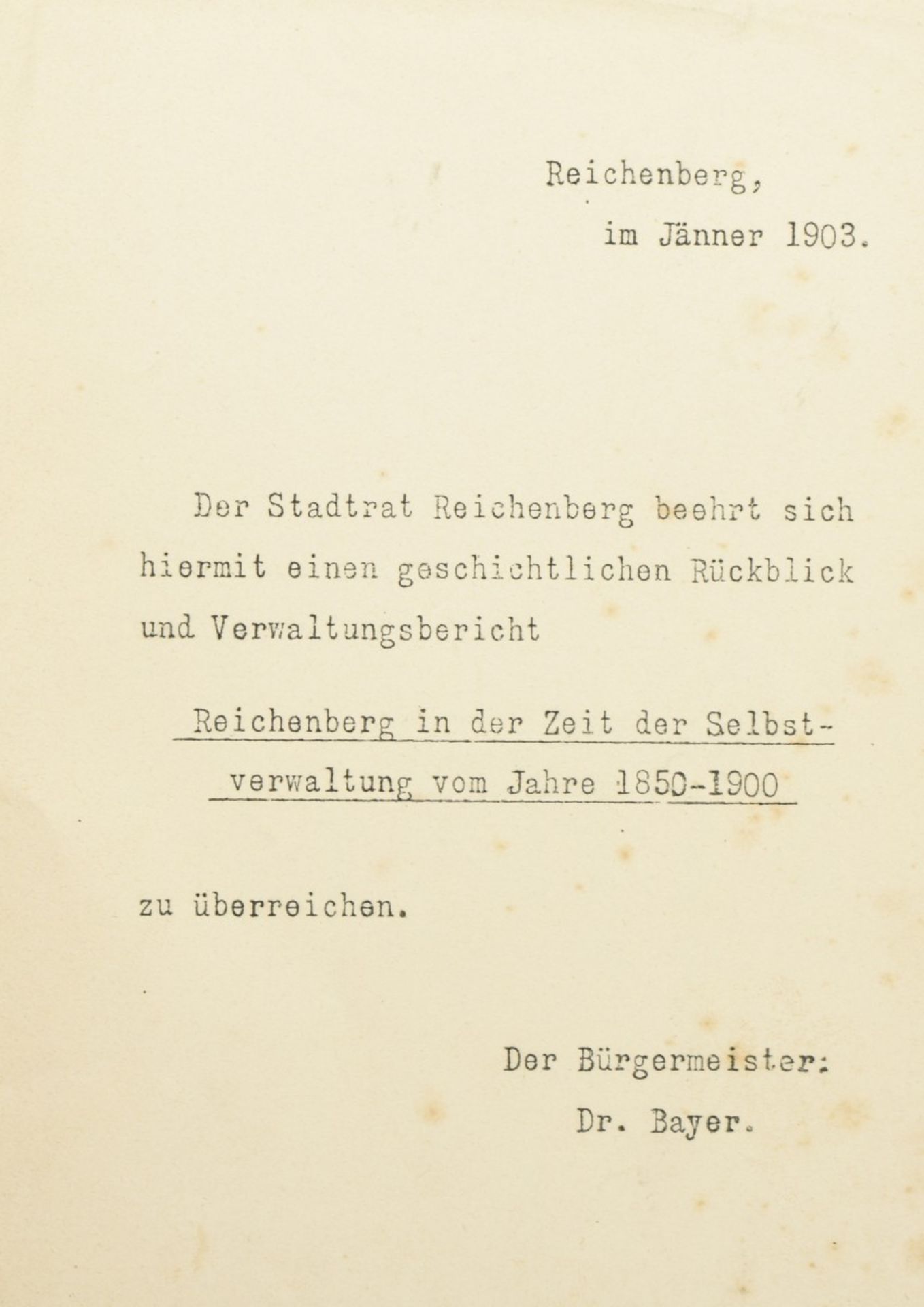 Reichenberg in der Zeit der Selbstverwaltung 1850-1900 - Image 3 of 5
