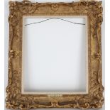 Antique Hand Carved/Gesso/Gilded Wood Frame