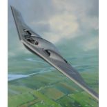 Jack Fellows (B 1941) "B-2 Spirit Bomber" Original