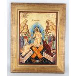 20th C. Framed Russian Icon