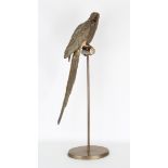 Brass Macaw on Stand