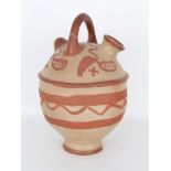 20th C. Ritual Spouted Vessel, East Africa