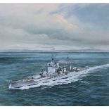 Charles J Lundgren (1911-1988) "Warspite"
