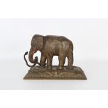 19th C. American Cast Metal Elephant Figure