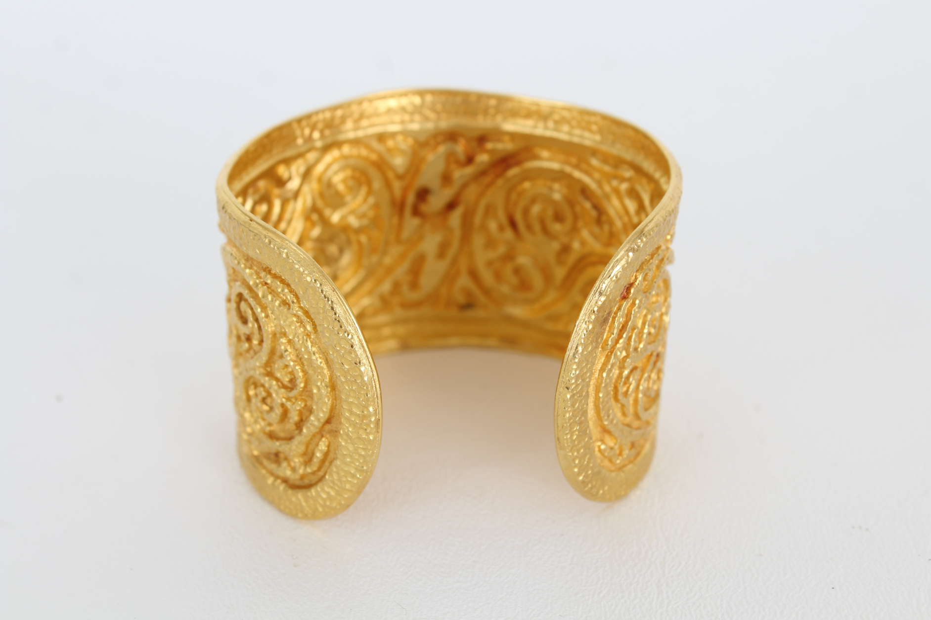 22K Ilias Lalaounis Gold Cuff Bangle Bracelet - Bild 4 aus 7