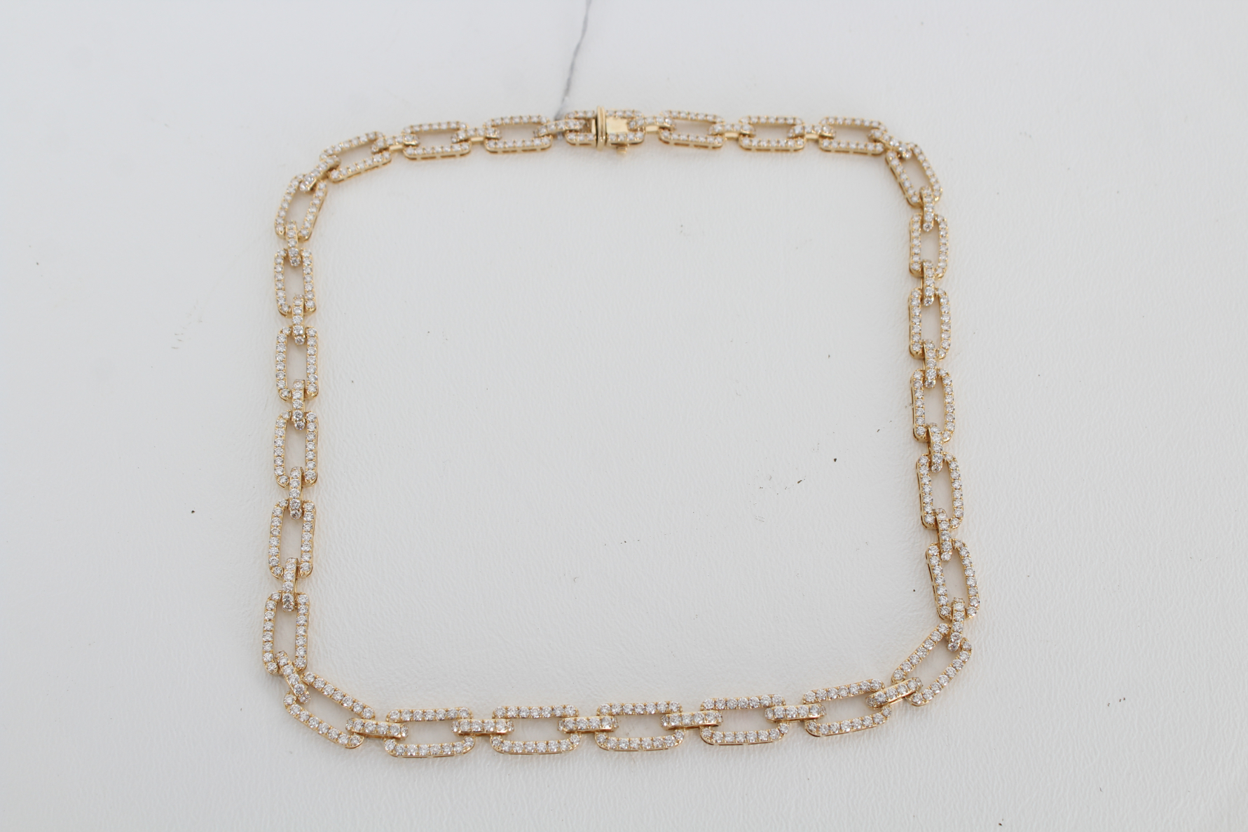 14K Gold & Diamond Chain Style Necklace