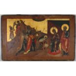 Exceptional Russian Icon, Nativity Scene