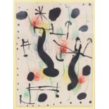 J. Miro "Carnival" Colored Lithograph