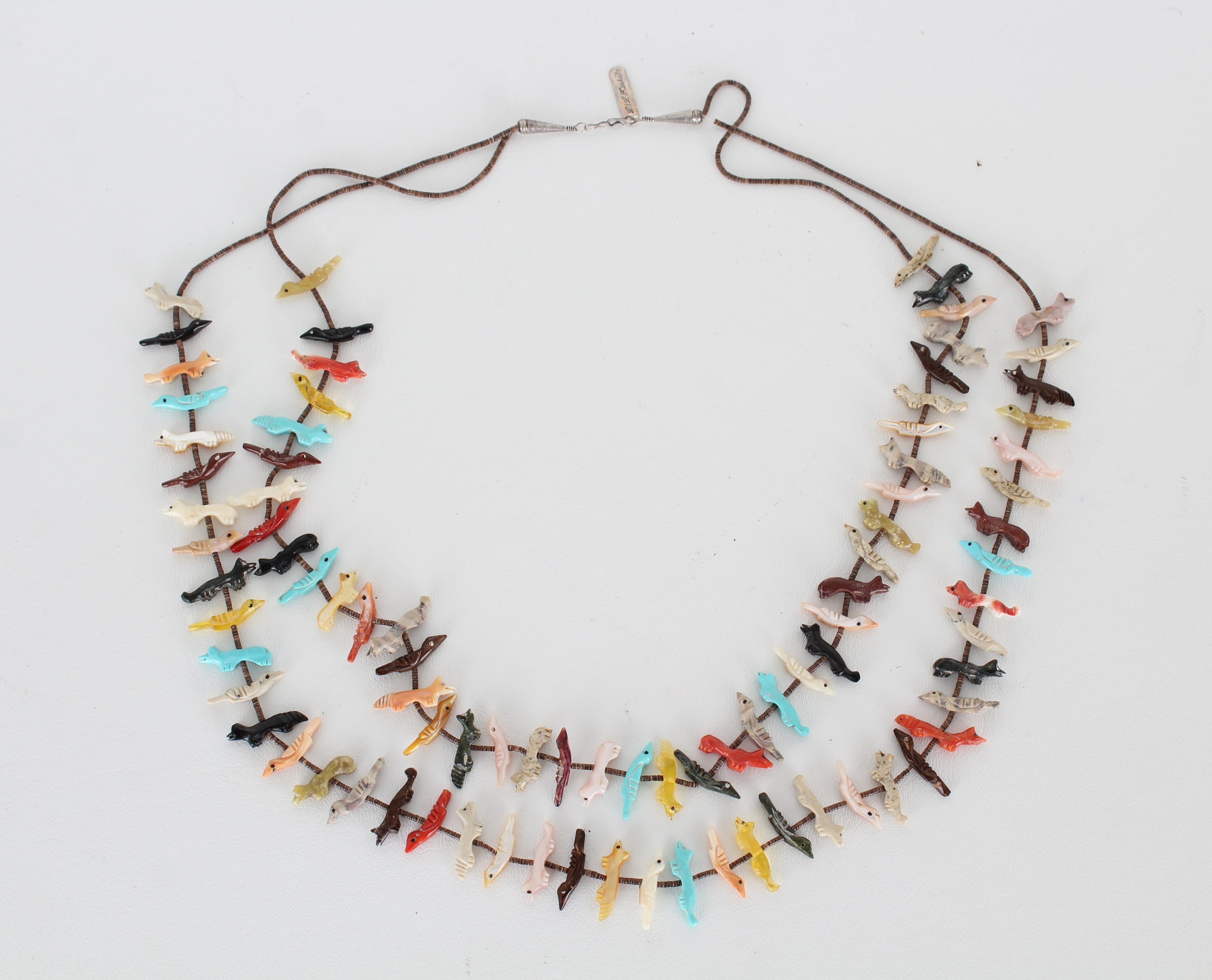 Zuni Fetish Necklace by Lavina Tsikewa Kaskalla