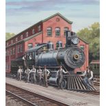 J. Craig Thorpe (B. 1948) "Virginia Locomotive"