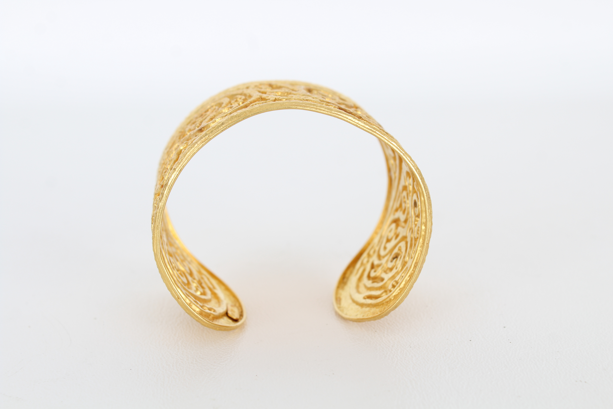 22K Ilias Lalaounis Gold Cuff Bangle Bracelet - Bild 5 aus 7