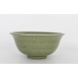 Chinese Ming Style Longquan Celadon Bowl