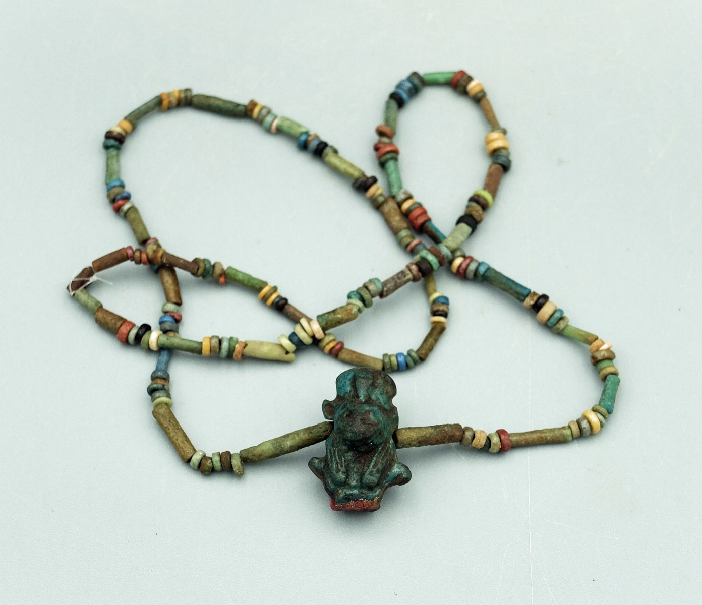 Egyptian Faience Bead Necklace, ca. 664 - 332 BC