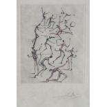 Dali "Les Demons" Etching