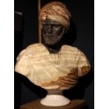 Manner of Charles Cordier, Large Orientalist Bust