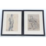 (2) Thomas W. Shields (1849 - 1920) Pencil